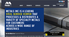 Desktop Screenshot of metalsinc.com
